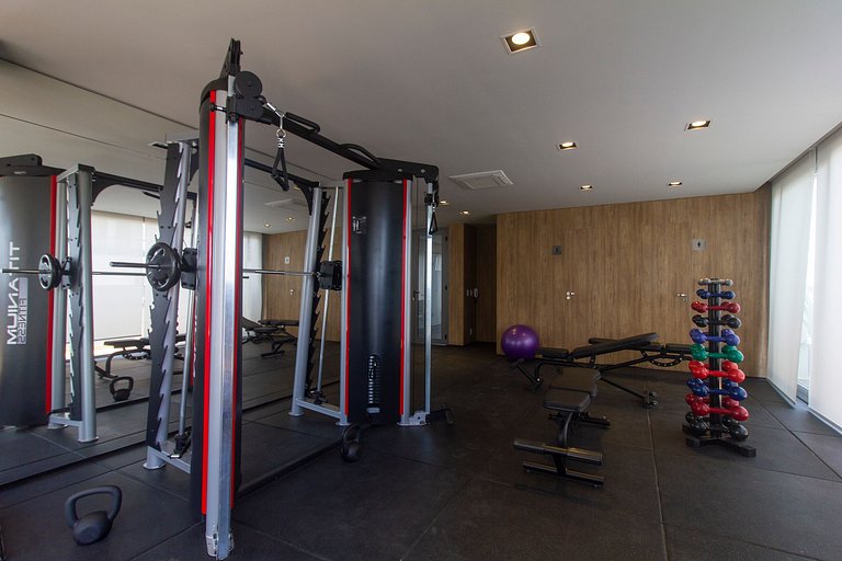 Studio moderno com Rooftop na Bela cintra