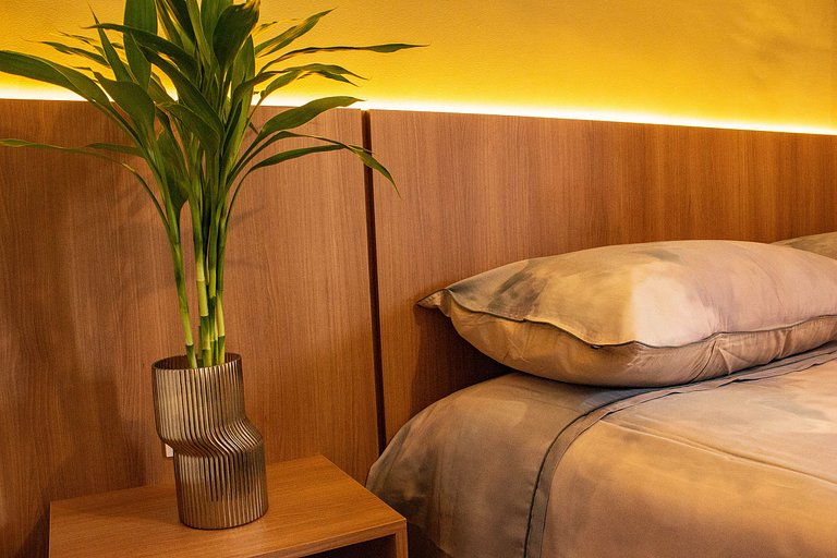 Studio moderno com Rooftop na Bela cintra