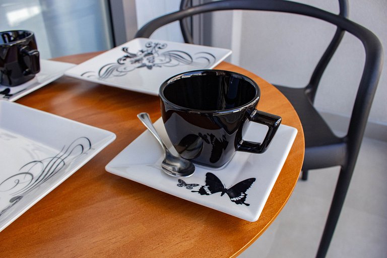 Studio moderno com Rooftop na Bela cintra