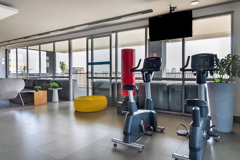 Oásis Urbano: Studio Deslumbrante com Piscina na Cobertura b