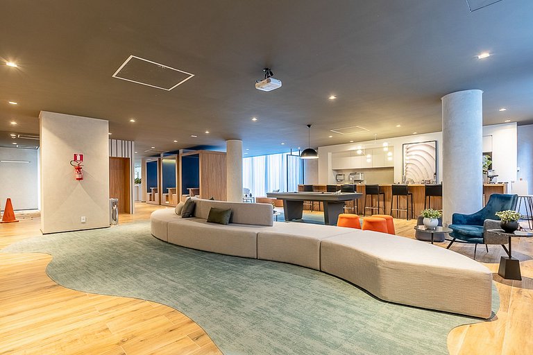 Studio Novo a 3min do Metrô, Comporta 3 Pessoas