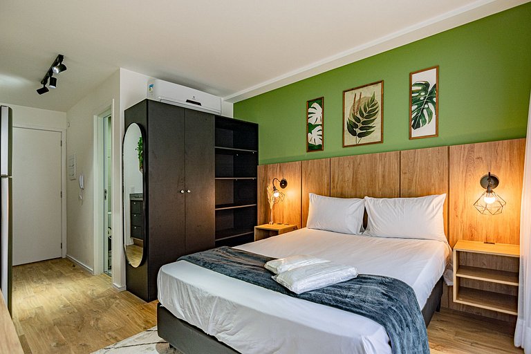 Studio moderno e lindo com varanda na Vila Mariana