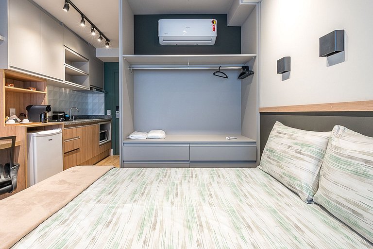 Studio novo a 100m do Metrô Vila Mariana