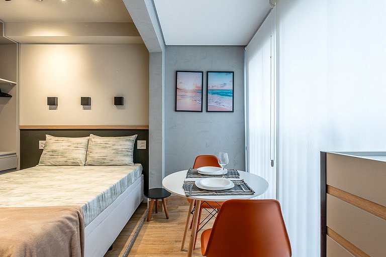 Studio novo a 100m do Metrô Vila Mariana