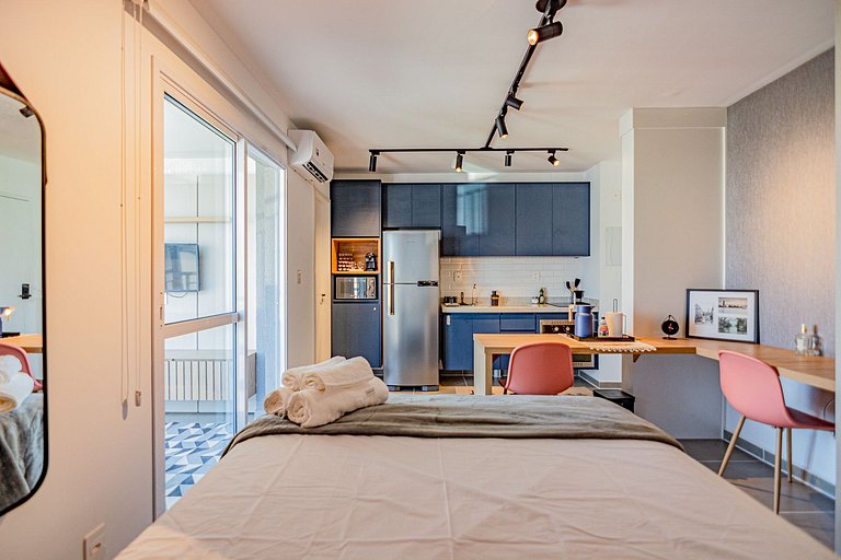 Studio completo e moderno na Vila Mariana