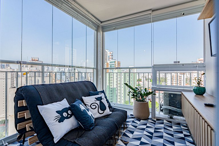 Studio completo e moderno na Vila Mariana