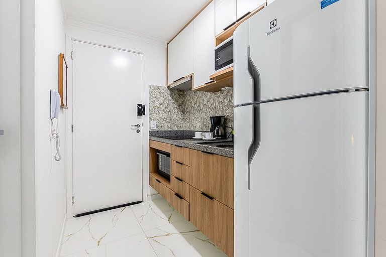 Studio novo a 100m do Metrô, para 4 Pessoas