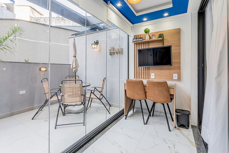 Studio novo a 100m do Metrô, para 4 Pessoas