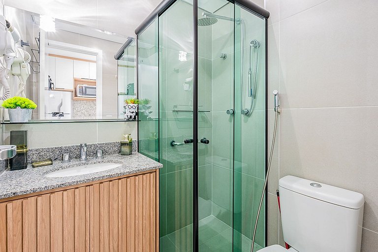 Studio novo a 100m do Metrô, para 4 Pessoas