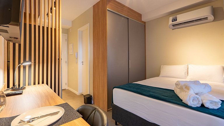 Studio novo e Funcional em Frente ao Poliedro