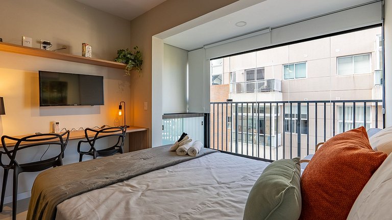 Studio Novo na Vila Mariana em frente a Poliedro