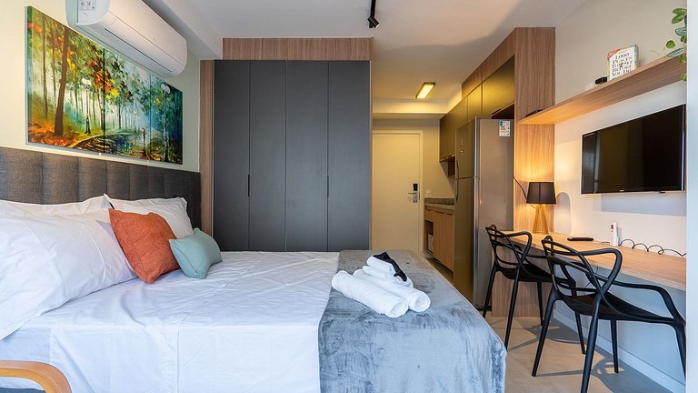 Studio Novo na Vila Mariana em frente a Poliedro