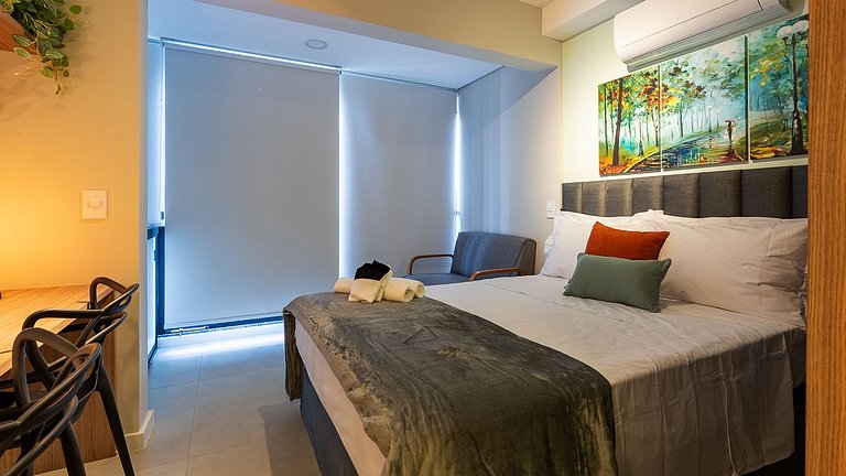 Studio Novo na Vila Mariana em frente a Poliedro