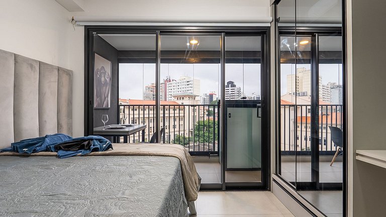 Studio Novo a 3min do Metrô, Comporta 3 Pessoas