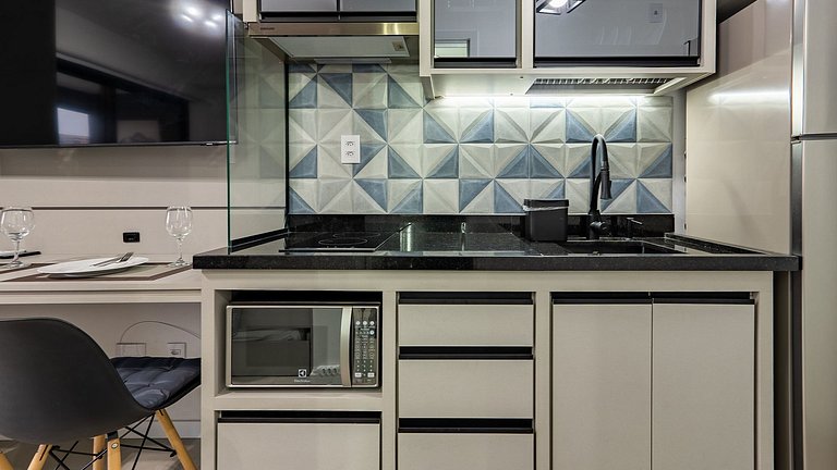 Studio Novo a 3min do Metrô, Comporta 3 Pessoas