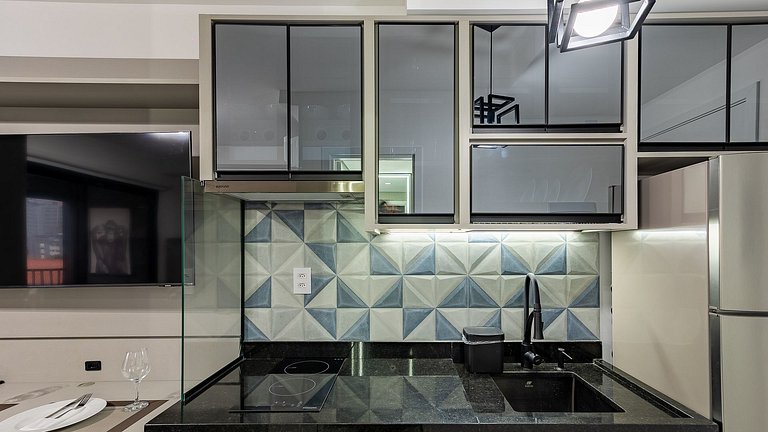 Studio Novo a 3min do Metrô, Comporta 3 Pessoas