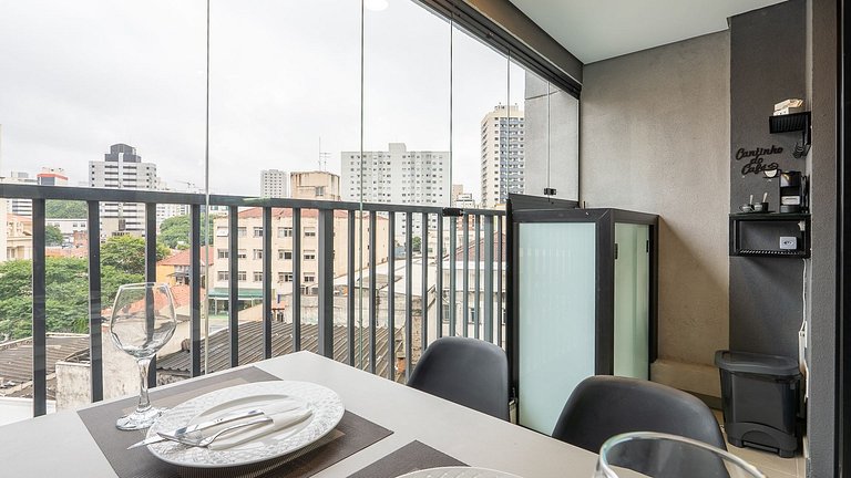 Studio Novo a 3min do Metrô, Comporta 3 Pessoas