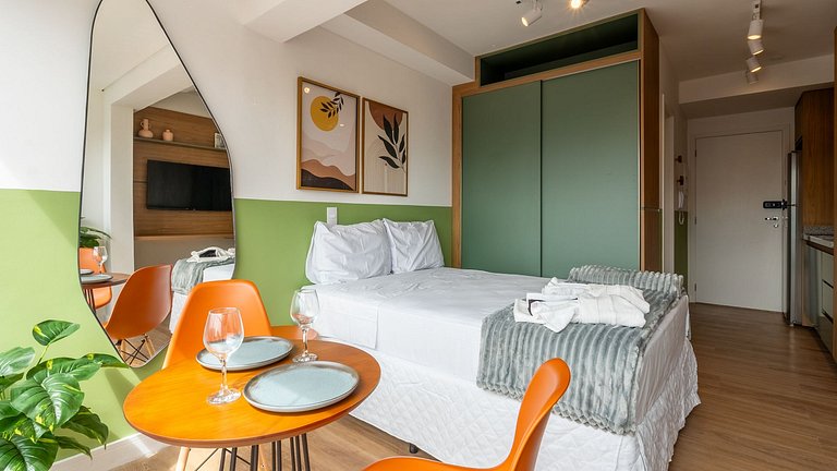 Studio Novo próx. ao Metrô, ESPM e Poliedro