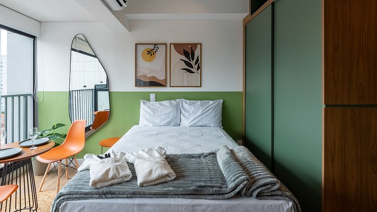 Studio Novo próx. ao Metrô, ESPM e Poliedro