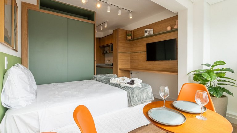 Studio Novo próx. ao Metrô, ESPM e Poliedro