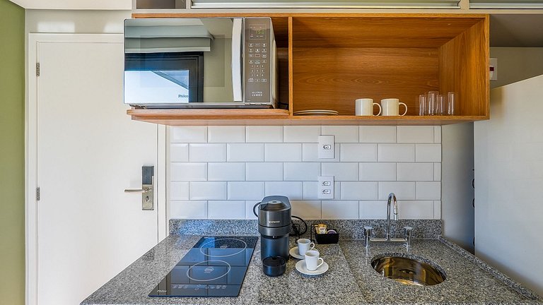 Studio divino com quintal na Vila Mariana