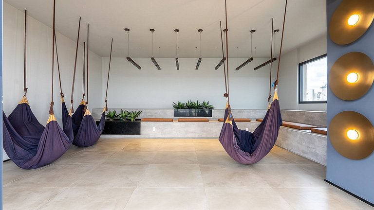 By DH: Studio Moderno, com Piscina no Rooftop
