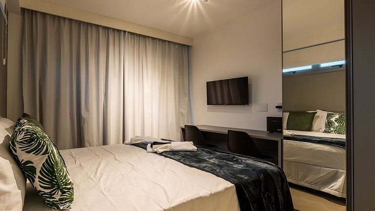 Studio magnifico ao lado do Shopping Ibirapuera