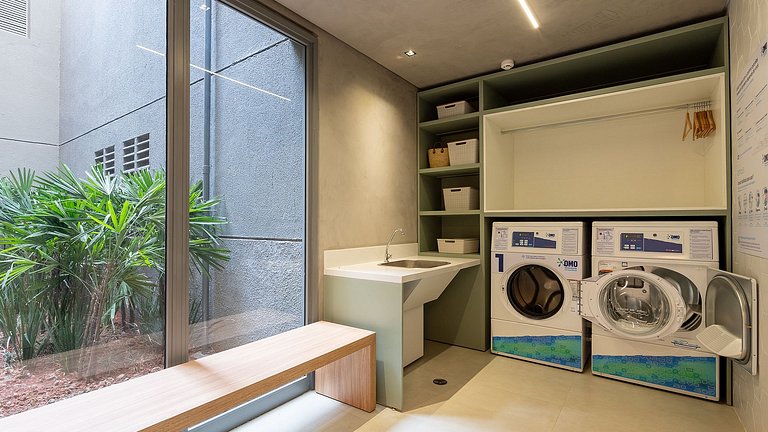Studio magnifico no 18° andar em Perdizes