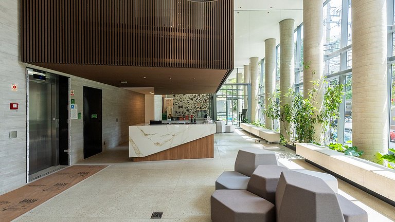 Studio lux no 10° andar prox ao Allianz Parque