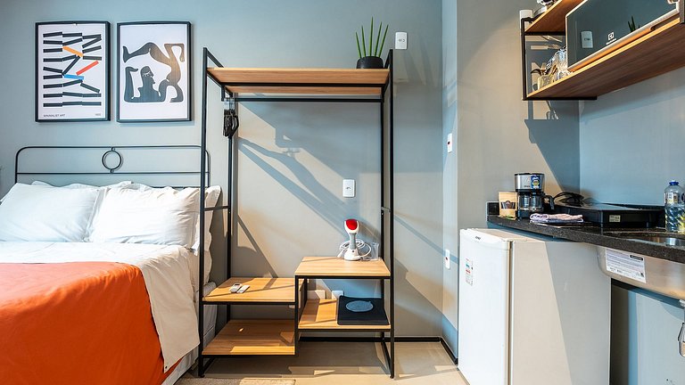 Estúdio moderno ao lado do shopping Frei Caneca