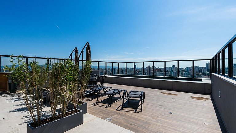 Alto Madalena - Studios de luxo com piscina panorâmica