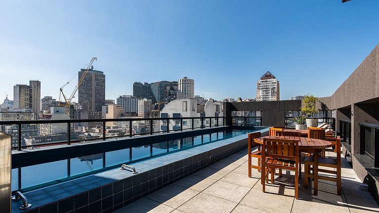 Studio premium completo | Estação Republica a 5min