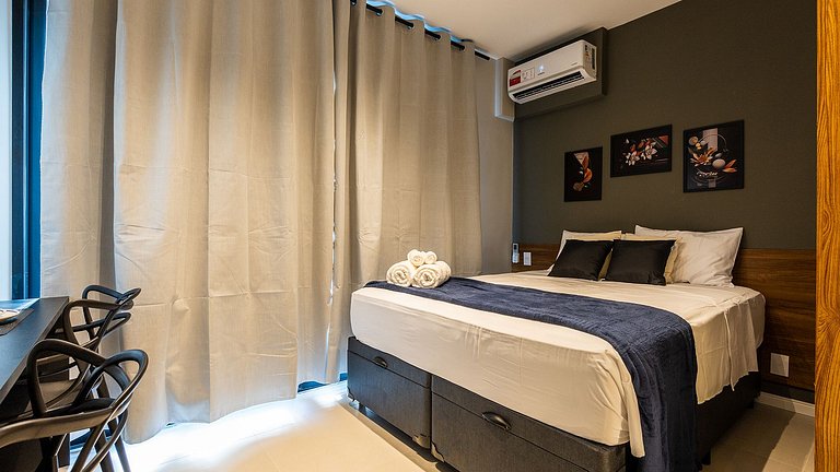 Studio moderno no 9° andar na Vila Buarque