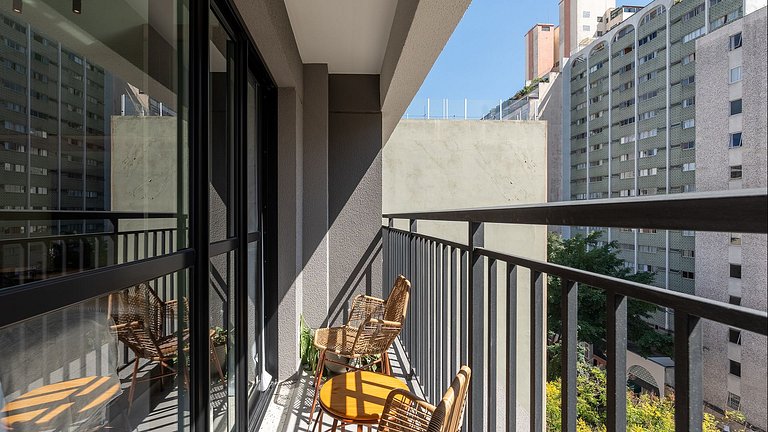 Studio Moderno e Funcional na Santa Cecília