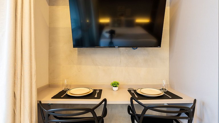 Studio magnifico no 18° andar em Perdizes