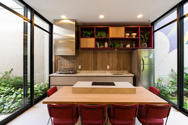 Studio Premium na Vila Madalena - 1km da estação.