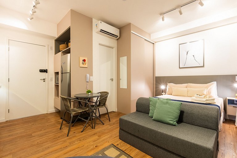 Studio Premium na Vila Madalena - 1km da estação.