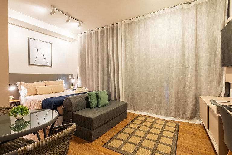 Studio Premium na Vila Madalena - 1km da estação.