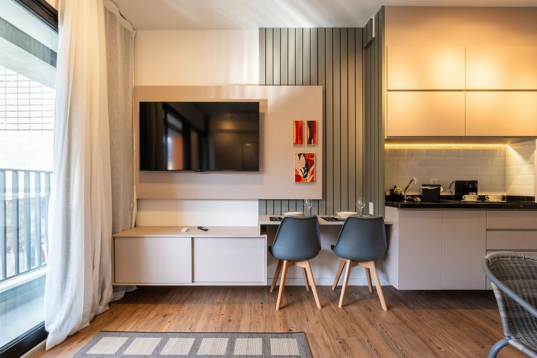 Studio Premium na Vila Madalena - 1km da estação.