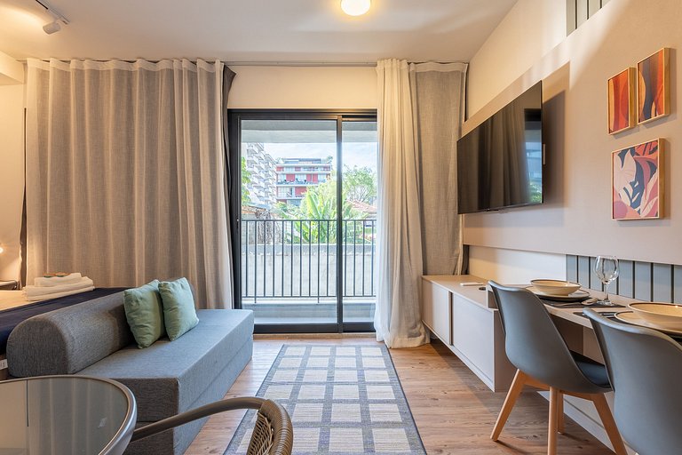 Studio Premium na Vila Madalena - 1km da estação.