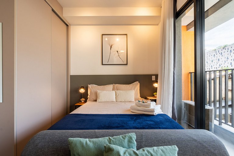 Studio Premium na Vila Madalena - 1km da estação.