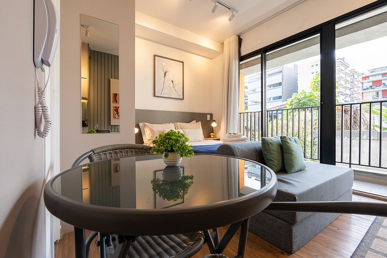 Studio Premium na Vila Madalena - 1km da estação.