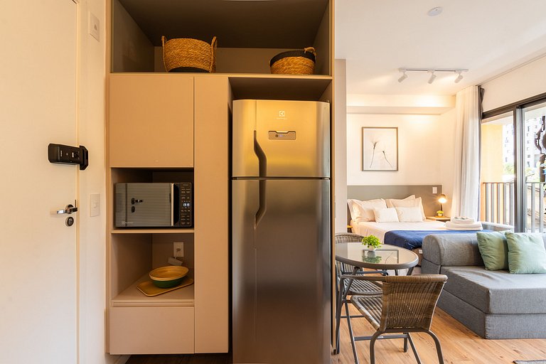 Studio Premium na Vila Madalena - 1km da estação.