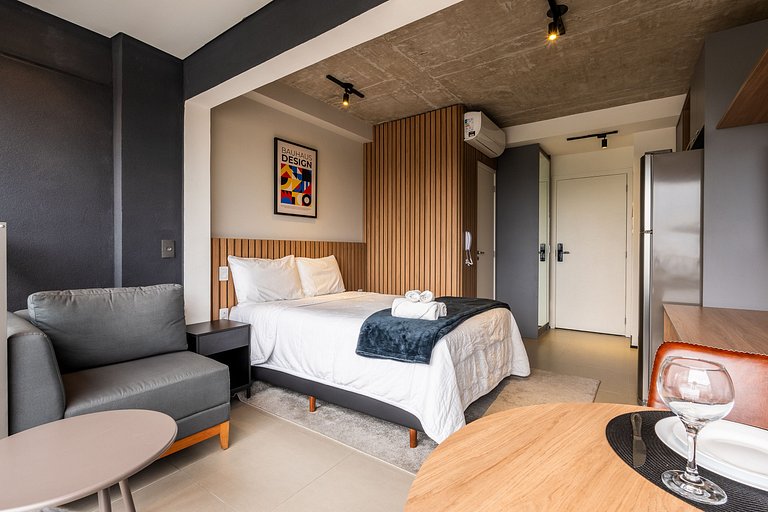 Studio lux Augusta: Conforto prox a Oscar Freire