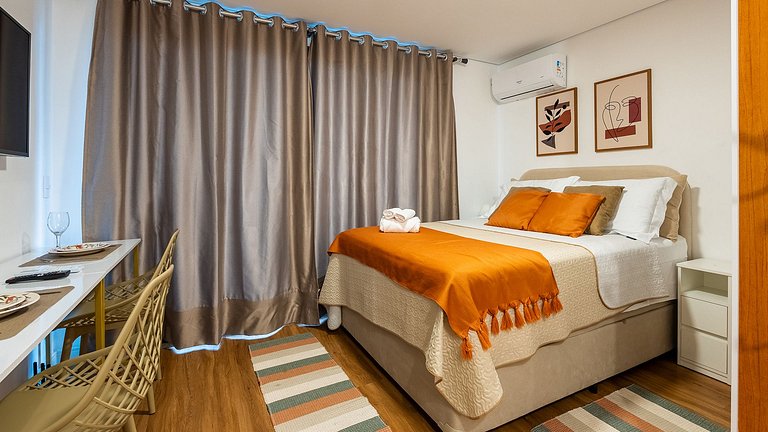 Studio Luxo no 16° andar - Vila Buarque