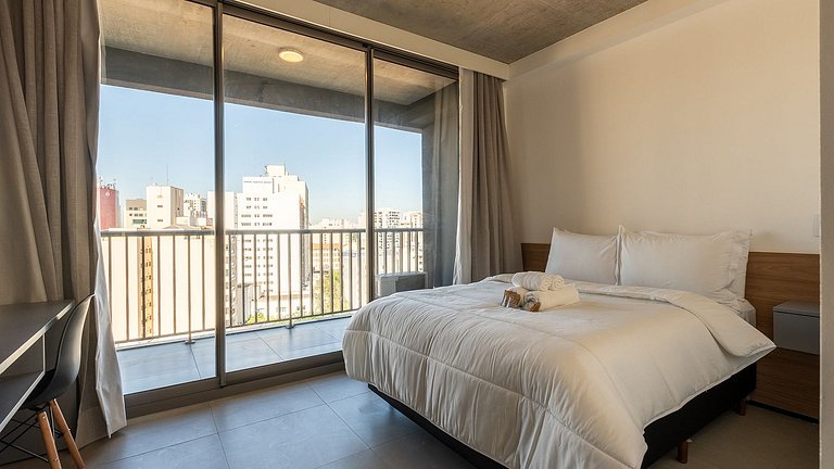 Studio moderno 10° andar a 400m Metrô Vila Mariana