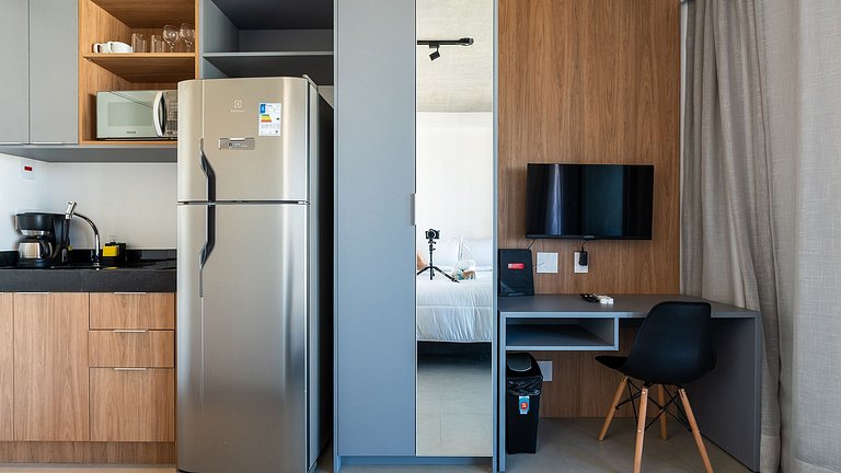 Studio moderno 10° andar a 400m Metrô Vila Mariana