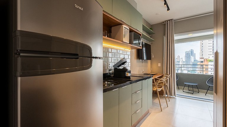 Studio moderno em Perdizes – vista 17º andar