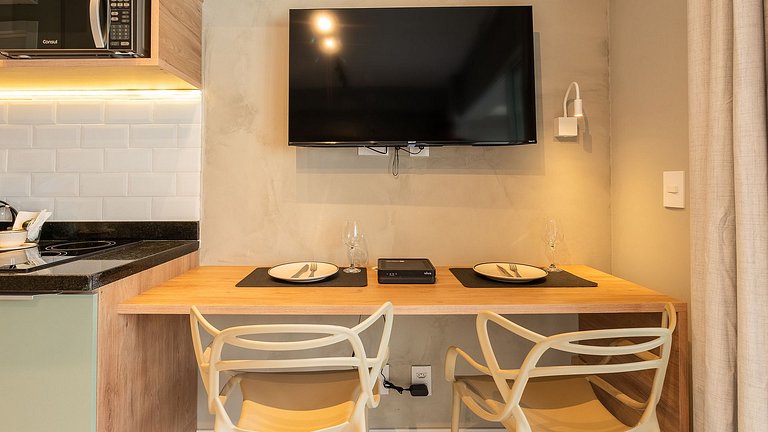 Studio moderno em Perdizes – vista 17º andar