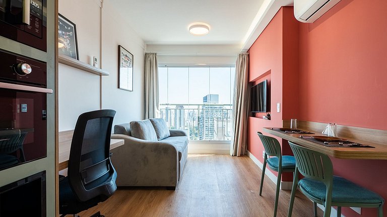 Modern studio in Paraiso - 22nd floor view